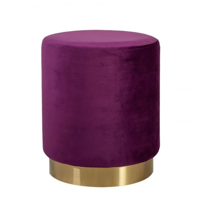 Пуфик La Perla Purple (84602) | Фотогалерея товарів | Вілла Ванілла Пуфик La Perla Purple від виробника Home4You, артикул (84602)|Фотогалерея|Офіційний імпортер ➜ Вілла Ванілла
