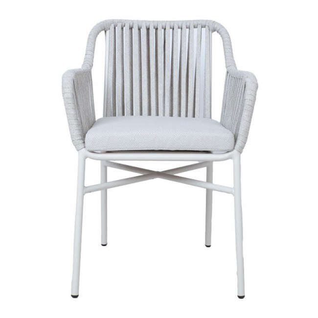 Крісло Melrose White (18593) від Garden4You |Переглянути розділ: Rope Крісло Melrose White (18593) від Garden4You | Детальний огляд | Villa Vanilla