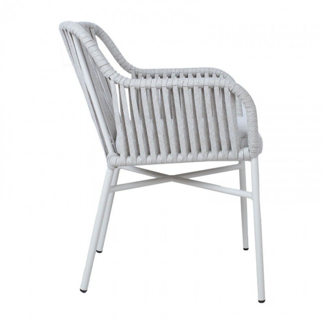 Крісло Melrose White (18593) від Garden4You |Переглянути розділ: Rope Крісло Melrose White (18593) від Garden4You | Детальний огляд | Villa Vanilla