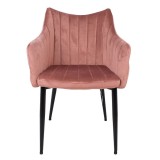 Обіднє крісло Breta Dusty Rose від виробника Home4You, артикул (77716)|Фотогалерея|Офіційний імпортер ➜ Вілла Ванілла