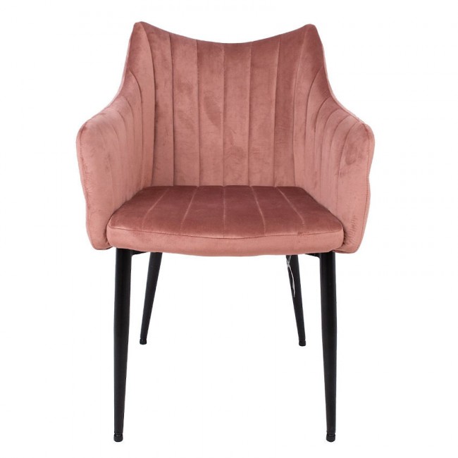 Обіднє крісло Breta Dusty Rose від виробника Home4You, артикул (77716)|Фотогалерея|Офіційний імпортер ➜ Вілла Ванілла