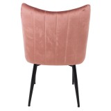 Обіднє крісло Breta Dusty Rose від виробника Home4You, артикул (77716)|Фотогалерея|Офіційний імпортер ➜ Вілла Ванілла