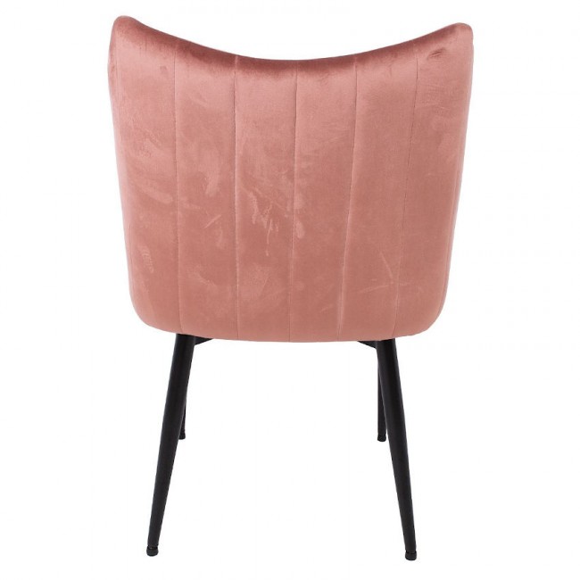 Обіднє крісло Breta Dusty Rose від виробника Home4You, артикул (77716)|Фотогалерея|Офіційний імпортер ➜ Вілла Ванілла