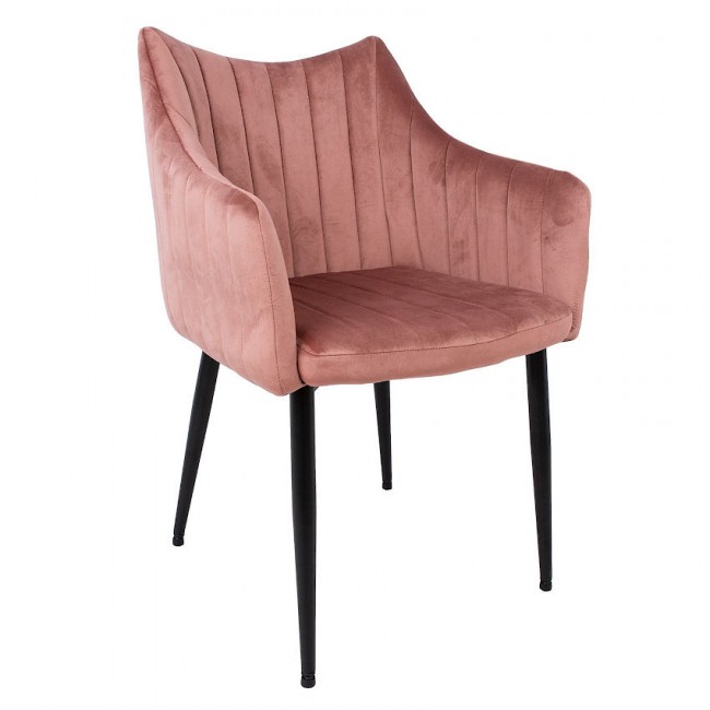 Обіднє крісло Breta Dusty Rose від виробника Home4You, артикул (77716)|Фотогалерея|Офіційний імпортер ➜ Вілла Ванілла