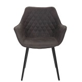 Крісло Naomi Dark Grey (37049) | Галерея зображень | Вілла Ванілла Крісло Naomi Dark Grey від виробника Home4You, артикул (37049)|Фотогалерея товарів|Офіційний імпортер ➜ Вілла Ванілла