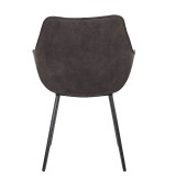 Крісло Naomi Dark Grey (37049) | Галерея зображень | Вілла Ванілла Крісло Naomi Dark Grey від виробника Home4You, артикул (37049)|Фотогалерея товарів|Офіційний імпортер ➜ Вілла Ванілла
