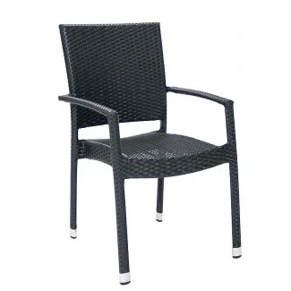 Стілець з підлокітниками Wicker Black Стілець з підлокітниками Wicker Black