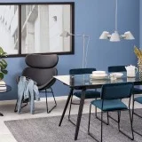 Лаунж-крісло Cazar Black від виробника Home4You, артикул (AC71939)|Фото в інтерьєрі|Офіційний імпортер ➜ Вілла Ванілла
