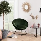 Лаунж-крісло Center Forest Green від виробника Home4You, артикул (AC78549)|Фотогалерея|Офіційний імпортер ➜ Вілла Ванілла
