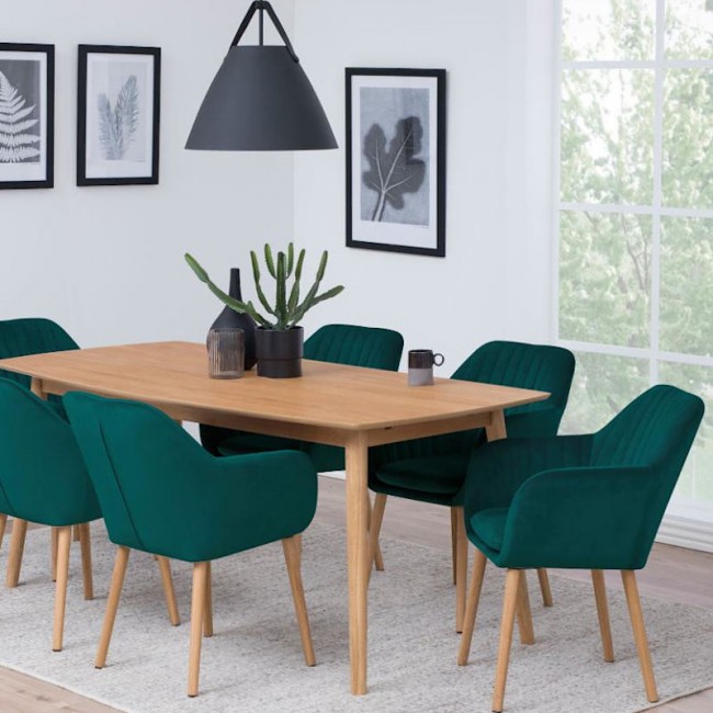 Обіднє крісло Emilia Oak Bottle Green (AC71833) | Фотогалерея товарів | Вілла Ванілла Обіднє крісло Emilia Oak Bottle Green від виробника Home4You, артикул (AC71833)|Фото в інтерьєрі|Офіційний імпортер ➜ Вілла Ванілла