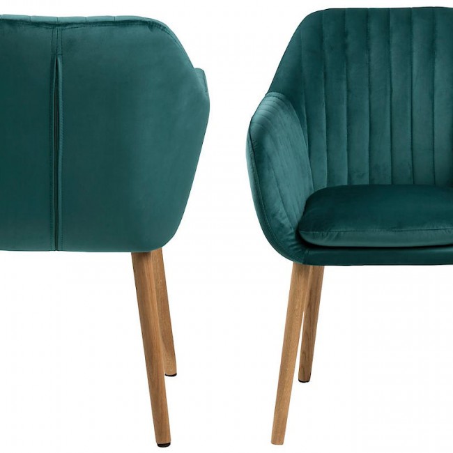 Обіднє крісло Emilia Oak Bottle Green (AC71833) | Фотогалерея товарів | Вілла Ванілла Обіднє крісло Emilia Oak Bottle Green від виробника Home4You, артикул (AC71833)|Фото в інтерьєрі|Офіційний імпортер ➜ Вілла Ванілла