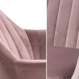 Обіднє крісло Emilia Oak Dusty Rose (AC74716) | Фото товару | Вілла Ванілла Обіднє крісло Emilia Oak Dusty Rose від виробника Home4You, артикул (AC74716)|Фото товару|Офіційний імпортер ➜ Вілла Ванілла