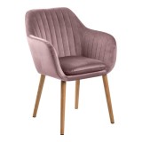 Обіднє крісло Emilia Oak Dusty Rose (AC74716) | Фото товару | Вілла Ванілла Обіднє крісло Emilia Oak Dusty Rose від виробника Home4You, артикул (AC74716)|Фото товару|Офіційний імпортер ➜ Вілла Ванілла