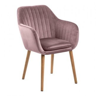 Обіднє крісло Emilia Oak Dusty Rose
