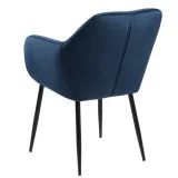 Обіднє крісло Emilia Dark Blue від виробника Home4You, артикул (AC80294)|Завнішній вигляд|Офіційний імпортер ➜ Вілла Ванілла