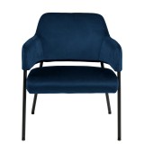 Лаунж-крісло Lima Dark Blue від виробника Home4You, артикул (AC92647)|Світлини товарів|Офіційний імпортер ➜ Вілла Ванілла