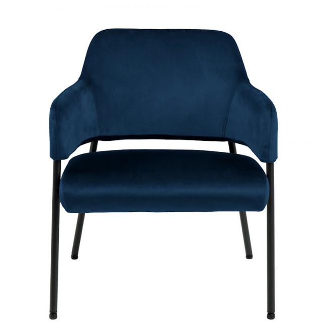Лаунж-крісло Lima Dark Blue від виробника Home4You, артикул (AC92647)|Світлини товарів|Офіційний імпортер ➜ Вілла Ванілла