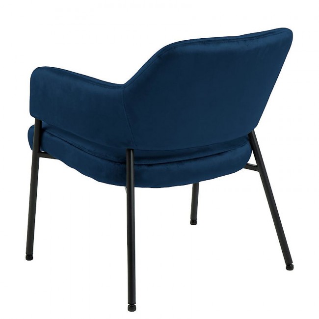 Лаунж-крісло Lima Dark Blue від виробника Home4You, артикул (AC92647)|Світлини товарів|Офіційний імпортер ➜ Вілла Ванілла