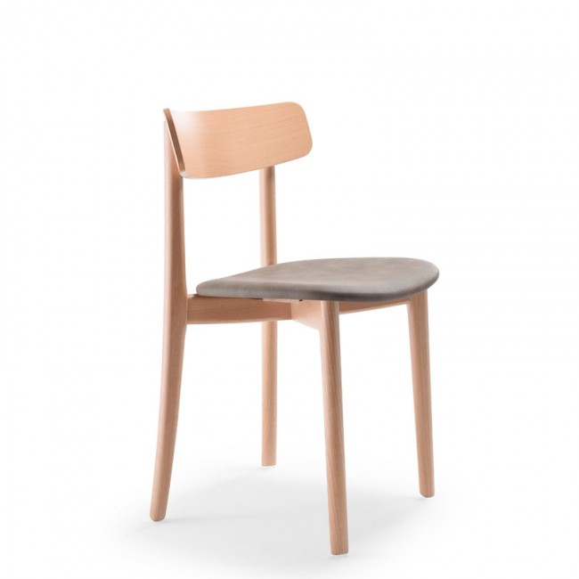 Стілець Babar 2451 grey/natural (2451.115SE FNT001) від Cizeta |Переглянути розділ: Cтільці для ресторану Стілець Babar 2451 grey/natural (2451.115SE FNT001) від Cizeta | Детальний огляд | Villa Vanilla
