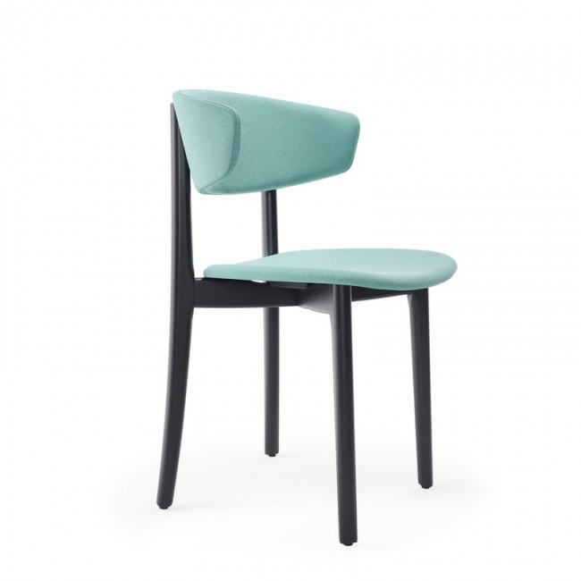 Стілець Babar 2466 acquamarine/black (2466.221PO FNR008) від Cizeta |Переглянути розділ: Cтільці для ресторану Стілець Babar 2466 acquamarine/black (2466.221PO FNR008) від Cizeta | Детальний огляд | Villa Vanilla