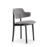 Стілець Babar 2467 grey/black (2467.227PO FNR008) від Cizeta |Переглянути розділ: Cтільці для ресторану Стілець Babar 2467 grey/black (2467.227PO FNR008) від Cizeta | Детальний огляд | Villa Vanilla