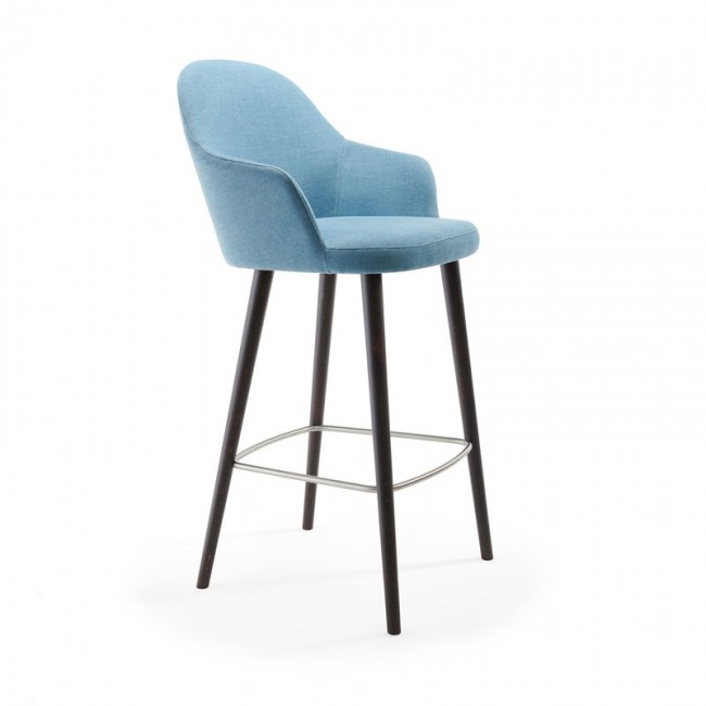 Барне крісло Cocktail 2478 Light-Blue/Wenge (2478.327SGP FWN006) від Cizeta | Детальний огляд | Villa Vanilla