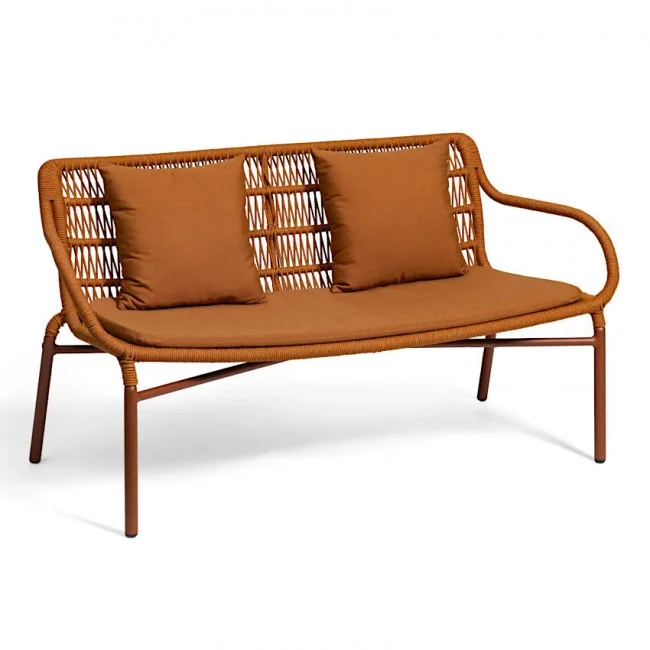 Каталог фото | Двомісний диван Leaf Terracotta (571-TER) -  Contral | Вілла Ванілла
