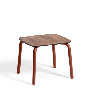 Кавовий столик Leaf 45x45 Terracotta Mongolia