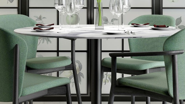 Розстановка столів в кафе