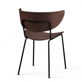 Стілець Lun AM-2501 Cognac Black Стілець Lun AM-2501 Cognac Black