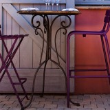 Барний стілець Bistro Pink Praline від виробника Fermob, артикул (511393)|Світлини товарів|Офіційний імпортер ➜ Вілла Ванілла