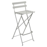 Барний стілець Bistro Steel Grey (511338) | Завнішній вигляд | Вілла Ванілла Барний стілець Bistro Steel Grey від виробника Fermob, артикул (511338)|Завнішній вигляд|Офіційний імпортер ➜ Вілла Ванілла