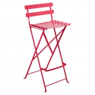 Каталог фото | Барний стілець Bistro Pink Praline (511393) - Барний стілець Bistro Fermob | Вілла Ванілла