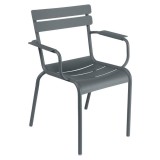 Стілець Luxembourg 4102 Storm Grey (410226) | Фото товару | Вілла Ванілла Стілець Luxembourg 4102 Storm Grey від виробника Fermob, артикул (410226)|Завнішній вигляд|Офіційний імпортер ➜ Вілла Ванілла