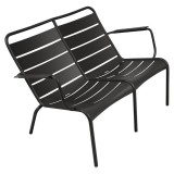 Подвійне крісло Luxembourg Duo 4105 Liquorice (410542) | Фотогалерея | Вілла Ванілла Подвійне крісло Luxembourg Duo 4105 Liquorice від виробника Fermob, артикул (410542)|Фотогалерея товарів|Офіційний імпортер ➜ Вілла Ванілла