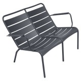Подвійне крісло Luxembourg Duo 4105 Anthracite (410547) | Фото в інтерьєрі | Вілла Ванілла Подвійне крісло Luxembourg Duo 4105 Anthracite від виробника Fermob, артикул (410547)|Фотогалерея товарів|Офіційний імпортер ➜ Вілла Ванілла