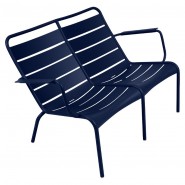 Каталог фото | Подвійне крісло Luxembourg Duo 4105 Deep Blue (410592) - Подвійне крісло Luxembourg Fermob | Вілла Ванілла