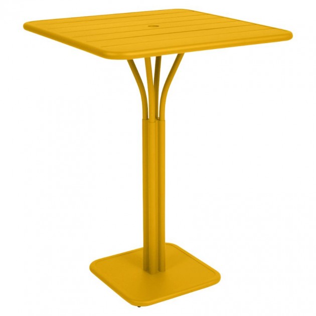 Каталог фото | Барний стіл Luxembourg 4140 Honey (414073) - Барний стіл на центральній опорі Luxembourg Fermob | Вілла Ванілла