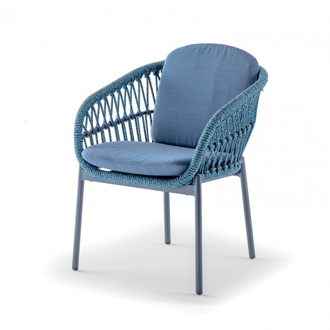 Крісло Elba Rope Blue (EL-AR/BL) від Grattoni | Детальний огляд | Villa Vanilla
