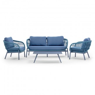 Комплект меблів для відпочинку Elba Rope Blue