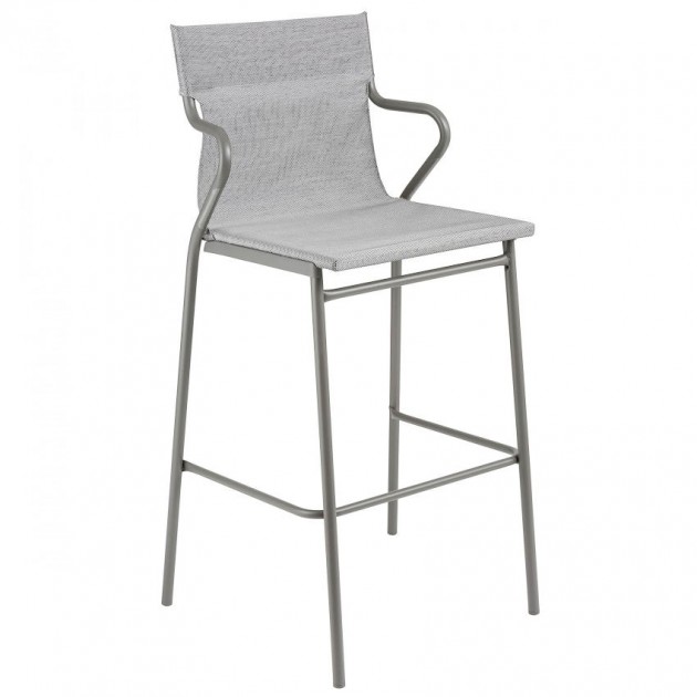 Каталог фото | Барний стілець Horizon Pearl (lfm9006-9076) - Вуличні барні стільці Lafuma | Вілла Ванілла