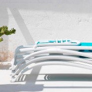 Каталог фото | Шезлонг Atlantico Bianco Bianco (40450.00.107) - Пляжні шезлонги Nardi | Вілла Ванілла