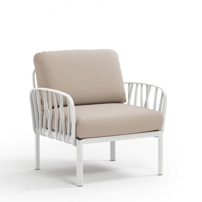 Модульне крісло Komodo Poltrona Bianco Canvas Sunbrella® (40371.00.141) | Фотогалерея | Вілла Ванілла Модульне крісло Komodo Poltrona Bianco Canvas Sunbrella® від виробника Nardi, артикул (40371.00.141)|Галерея зображень|Офіційний імпортер ➜ Вілла Ванілла
