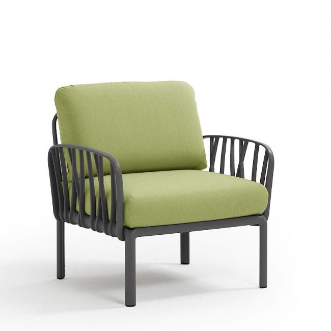 Модульне крісло Komodo Poltrona Antracite Avocado Sunbrella® (40371.02.139) | Фотогалерея | Вілла Ванілла Модульне крісло Komodo Poltrona Antracite Avocado Sunbrella® від виробника Nardi, артикул (40371.02.139)|Світлини товарів|Офіційний імпортер ➜ Вілла Ванілла