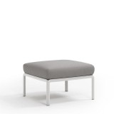 Приставний пуф Komodo Pouf Bianco Grigio (40369.00.163) | Фотогалерея товарів | Вілла Ванілла Приставний пуф Komodo Pouf Bianco Grigio від виробника Nardi, артикул (40369.00.163)|Фото в інтерьєрі|Офіційний імпортер ➜ Вілла Ванілла