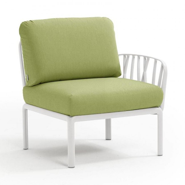 Модуль Komodo Terminale DX/SX Bianco Avocado Sunbrella® від виробника Nardi, артикул (40372.00.139)|Фото товару|Офіційний імпортер ➜ Вілла Ванілла