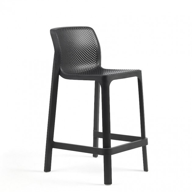 Каталог фото | Напівбарний стілець Net mini Antracite (40356.02.000) - Напівбарний стілець Net mini Nardi | Вілла Ванілла