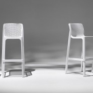 Каталог фото | Напівбарний стілець Net mini Corallo (40356.75.000) - Напівбарний стілець Net mini Nardi | Вілла Ванілла