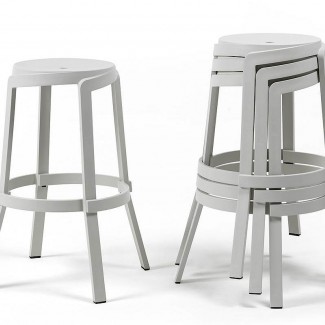 Барний табурет Stack Maxi Gesso