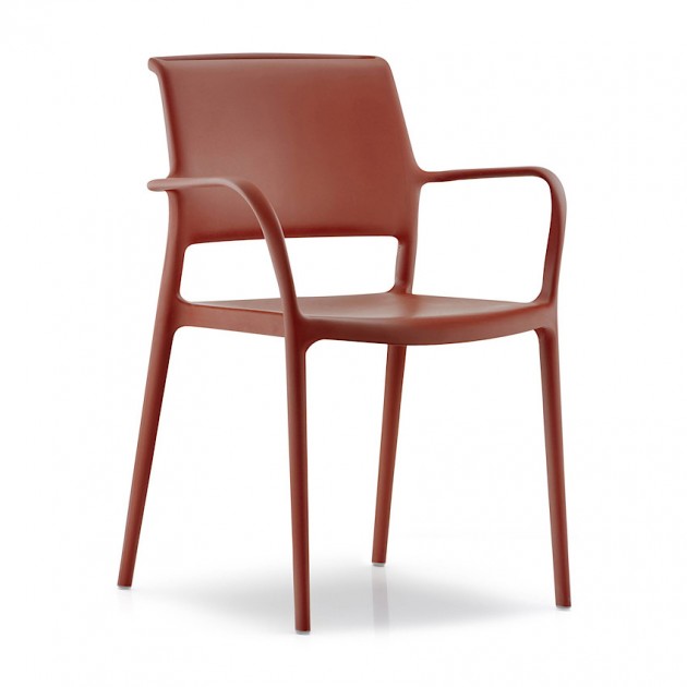 Каталог фото | Вуличний стілець Ara 315 (315ro) - Стільці для літніх кафе Pedrali | Вілла Ванілла